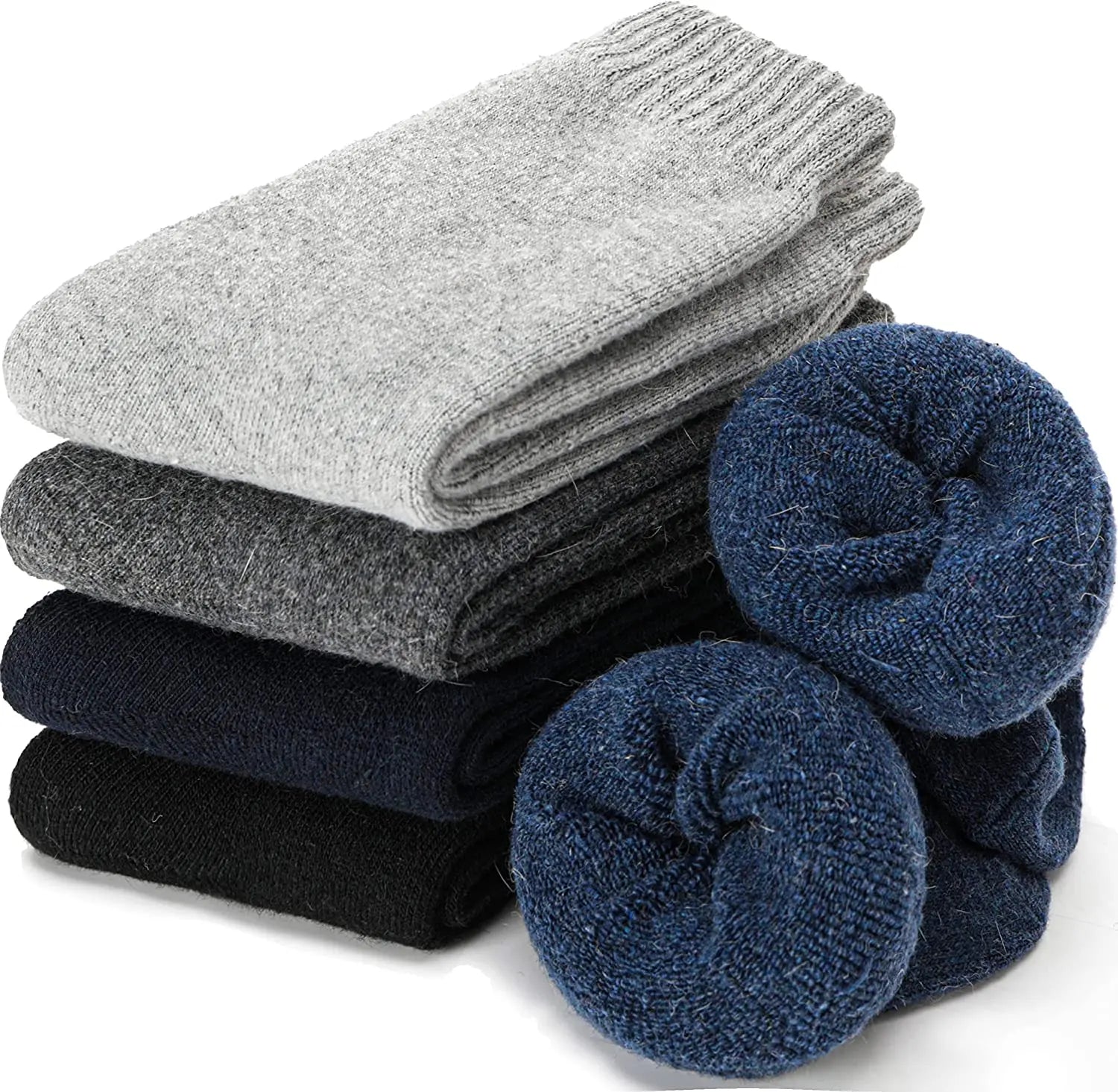 5Pairs Winter Thicken Wool Merino Socks Women Towel Keep Warm Winter Socks Cotton New Year Christmas Gift Russia Socks...