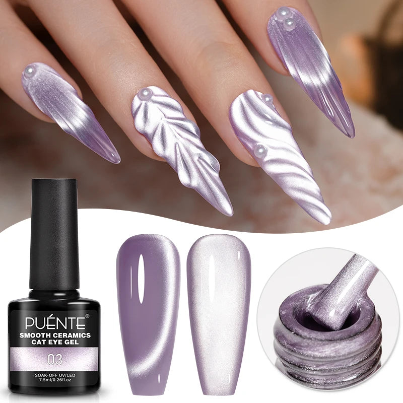 7.5ML Sparkling Reflective Glitter Gel Nail Polish Pink Purple Red Blue Colors Dark Flashing Nail Gel Soak Off UV Nail Varnish