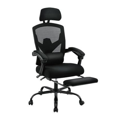 JHK Ergonomic Reclining High Back Mesh Living Room Rocking Gaming Chair Computer Desk Swivel Rolling  Lumbar Support Pillow