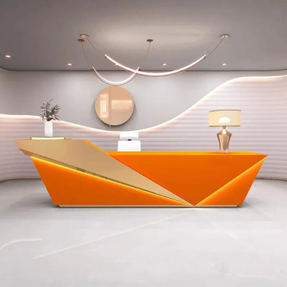 Unique Beauty Reception Desks Company Organizers Best Welcome Reception Desks Design Led Lights Mostrador Commercial Furniture