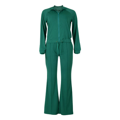 Trendy Women 2 Piece Tracksuit Autumn Winter Sport Jogger Outfits Fashion Solid Sweatsuit 2024 Female Two Piece Pants...