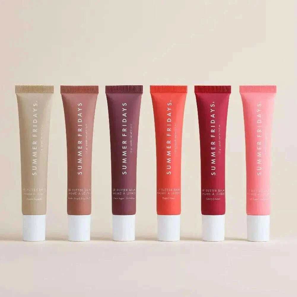 8 Kinds Summer Fridays Lip Balm Moisturizing Smooth Soft Lips Cosmetics Sugar Vanilla Beige Sweet Mint Makeup Lip Care