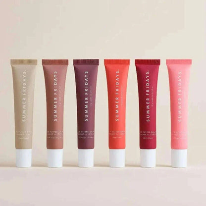 8 Kinds Summer Fridays Lip Balm Moisturizing Smooth Soft Lips Cosmetics Sugar Vanilla Beige Sweet Mint Makeup Lip Care