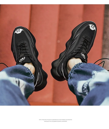 Autumn new high-quality men casual sneakers fashionable and versatile thick-soled comfortable non-slip dad shoes for couples