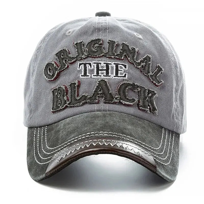 Unisex Vintage Baseball Cap Washed Cotton Hats For Men Women Casual BLACK Letter Embroidery Cap Outdoor Sports Cap |...