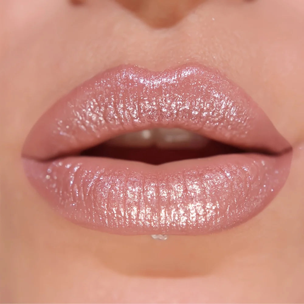 1 pc - adult high color lipstick, pearl metal lipstick texture, durable silky lipstick, multi-color options - Valentine