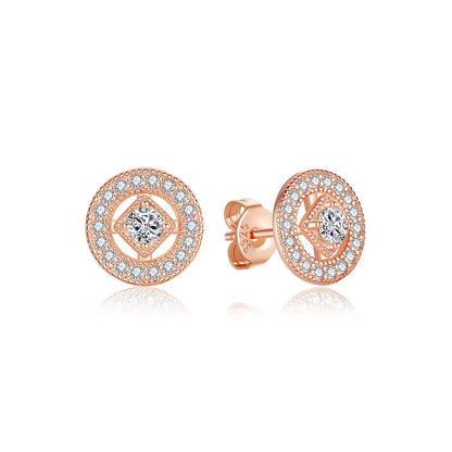 Original 925 Sterling Silver Earrings 2026 Stud Hoop Crystal Earings For Women Rose Gold Crown Heart Infinity Bee Earing...