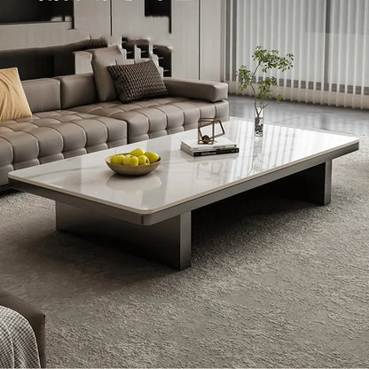 Decoration Bedroom Modern Minimalist Coffee Table Unique Italian Simple Side Table Writing Computer Mesa Auxiliar Home Furniture - Kimlud