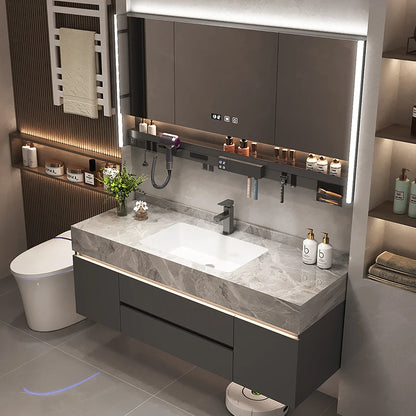 Simple Luxury Bathroom Cabinets Washbasin Vintage Toilet Drawer Bathroom Cabinets Storage Mirrors Mobili Per La Casa Furniture - Kimlud