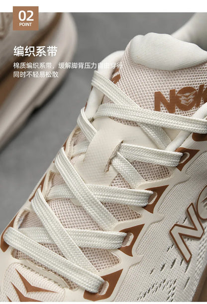 Marathon Carbon Plate Air Cushion Men Sports Running Shoes Breathable Lightweight Women's Comfortable Athletic Nonskid Sneakers - Kimlud