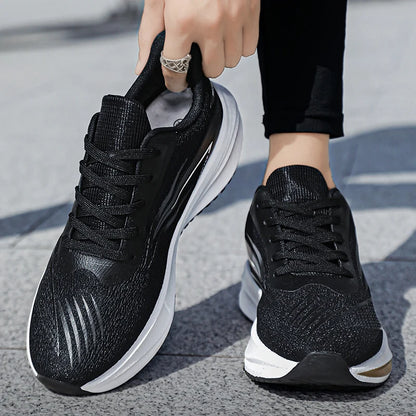 Running Shoes Men Mesh Breathable Outdoor Sports Flat Casual Mesh Walking Comfortable Tennis Shoes for Man Sneakers