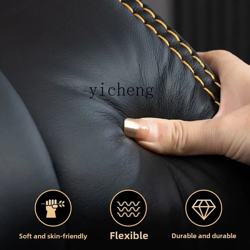 HSN boss chair office home computer leather can lie down comfortably sedentary backrest to class chair seat - Kimlud