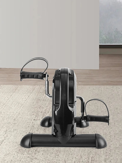 Mini Exercise Bike Arm and Leg Trainer Adjustable Peddler Exercise Bike LCD Display Foot Pedal Exercise Machine for Leg Training