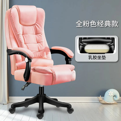 Acrylic Chair Fashionable White Gaming Chair on Wheels Desk Office Armchairs Pulley Homcom Chaise Pliable Living Room Chairs