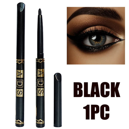 2Pcs Waterproof Black Brown Eyeliner Pencils-Smudge-Proof, Long-Lasting &Beginner-Friendly Smooth High Pigmented Punk...