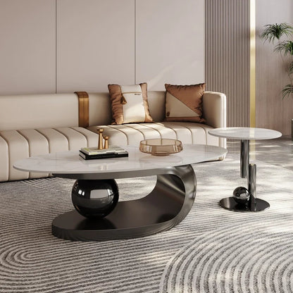 Nordic Living Room Coffee Tables Modern Design Decor Oval Coffee Tables Minimalist Mesa De Centro De Sala Home Furniture...