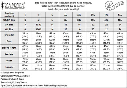 Women Vestidos ZANZEA Elegant Long Dresses 2026 Summer Spring Casual A-Line Fashion Buttons Lapel Solid Color Midi...