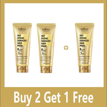 Keratin Hair Mask Professional Repair Damaged Dry Frizy Hair Anti Rolling 5s Magical Smooth Shiny Hair Care Moisturizing...