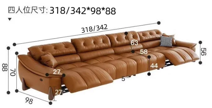 Armrest Loveseat Electric Sofa Waterproof Design Sleeper Recliner Sofa Living Room Apartments Divano Soggiorno Furniture...