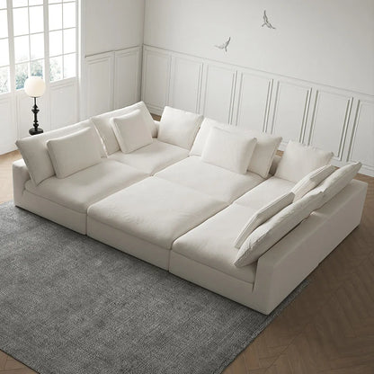 Modern Luxury Living Room White Cloud Sofa New Design Modular Cloud Couch Sectional Sofa Bed For Home Furniture | Kimlud...