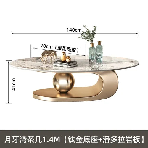 Nordic Living Room Coffee Tables Modern Design Decor Oval Coffee Tables Minimalist Mesa De Centro De Sala Home Furniture...