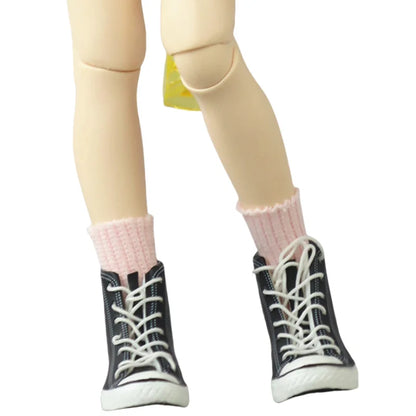 For Blythe Doll Socks Black White Pink Candy color Socks for Ob24 Ob22 Azone Doll Long Stockings - Kimlud