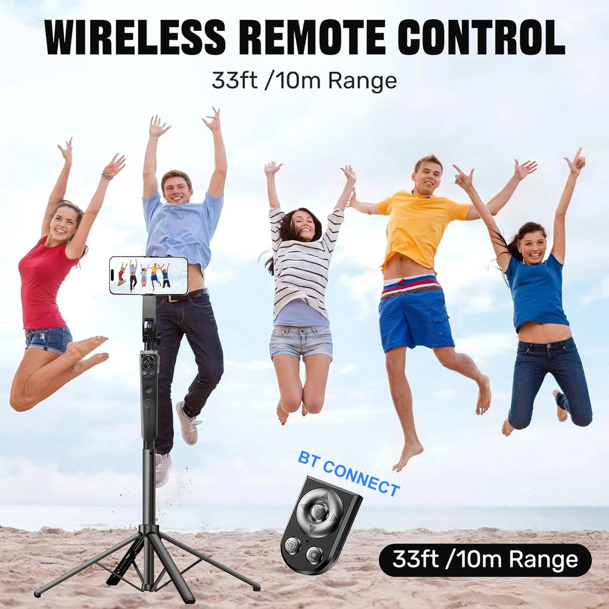Extendable Auto Face Tracking Tripod 360° Rotation with Light 70.8" Motion Sensor Phone Tripod Stand For Vlog Live Stream