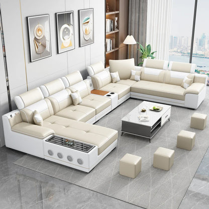 Fabric sofa modern simple living room combination large and small apartment furniture cat scratching skin leave-in technology cl