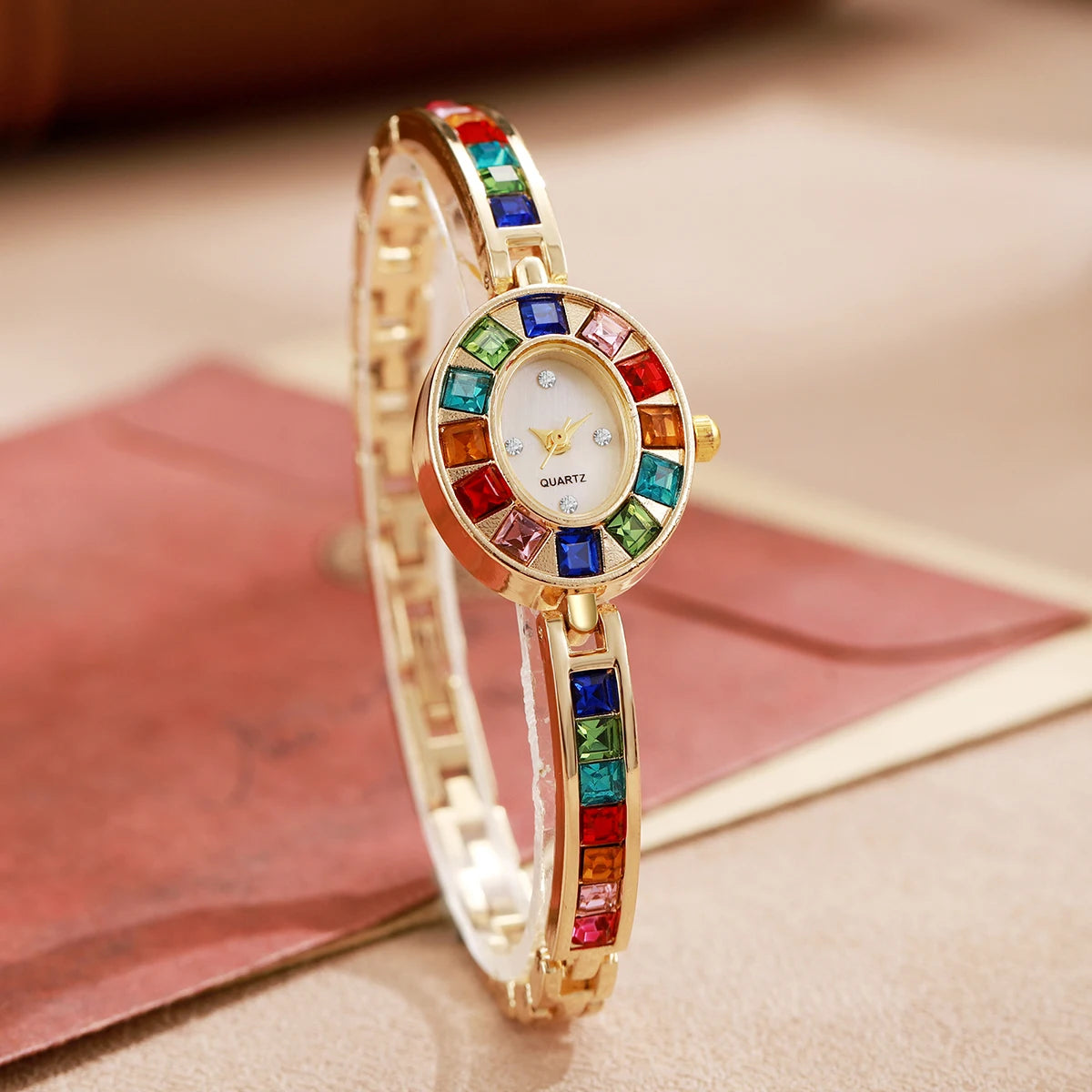 Luxury Rhinestone Women Watches Fashion Bracelet Band Ladies Quartz Watch Reloj Mujer Girls Clock Gift（Without Box） |...