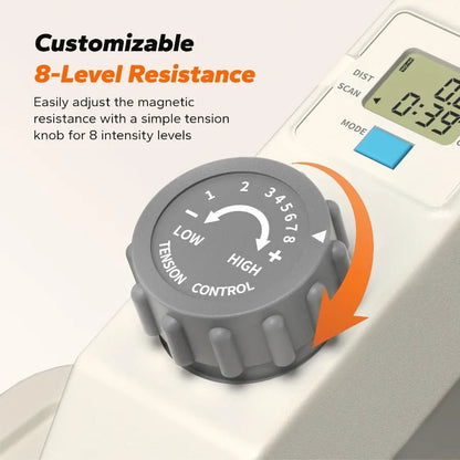 Sitting Under Desk Elliptical Machine, Leg Exerciser While Sitting for Seniors, Seated Pedal Exerciser, Quiet & Portable Pedal E