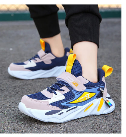 Children Boys Mesh Sports Running Shoes Breathable Non-slip For Girls Casual Running Walking Kid's Sneakers - Kimlud