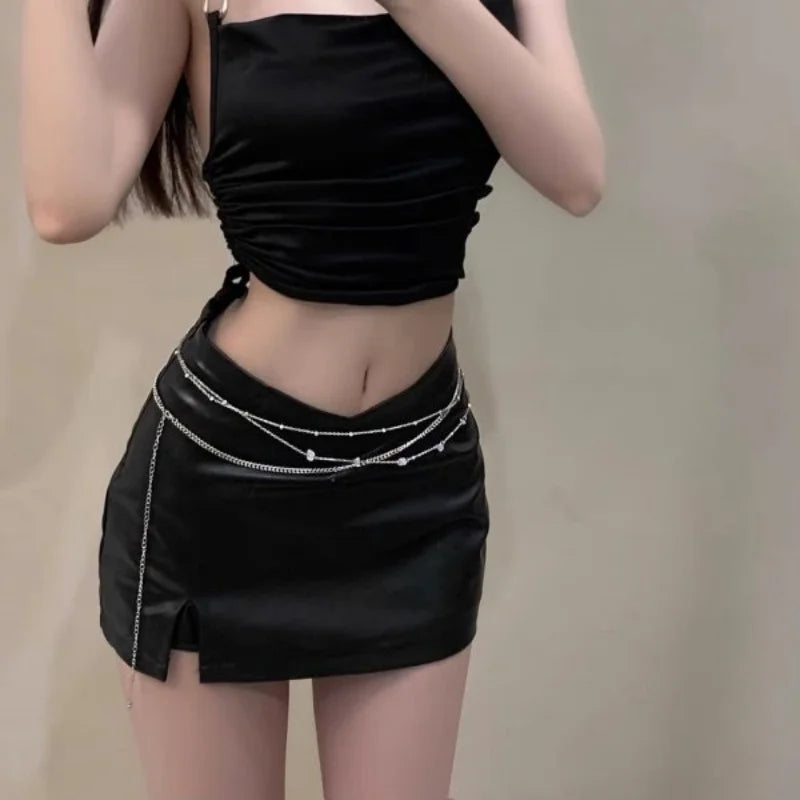 Ethnic Style Waist Chain Accessories Bohemia Versatile Belt Women's Dress High-end Waistband Retro Metal Star Sun Belly Chain - Kimlud