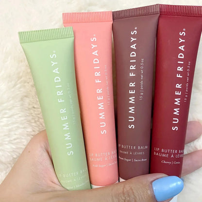 2025 Summer Fridays Lip Balm Hydrating Mirror Lipgloss Lip Vanilla Pink Sugar Coffee Cake Scent Lipstick Transparent Oil Makeup