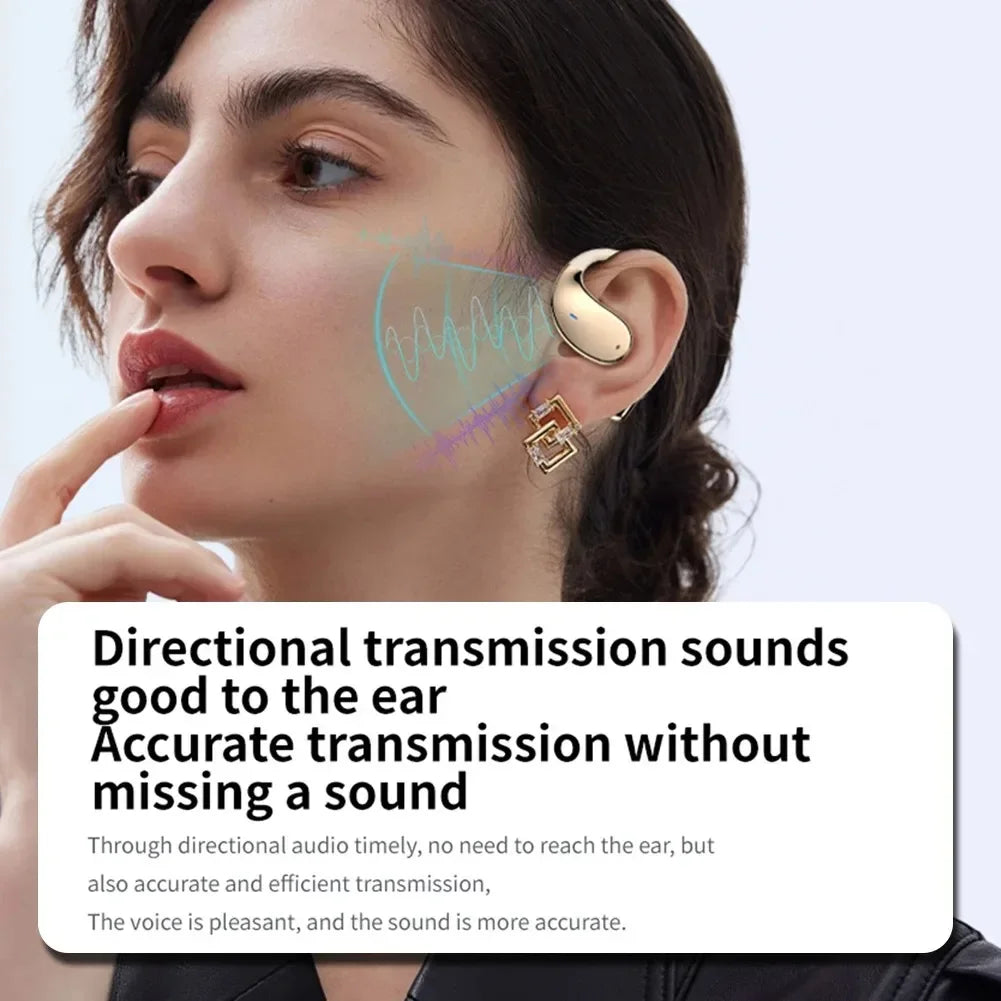 Wireless Translation Earbuds HIFI Bass ENC Noise Reduction 144 Languages Real Time Ai OWS Open Bluetooth 5.4 Headphones...
