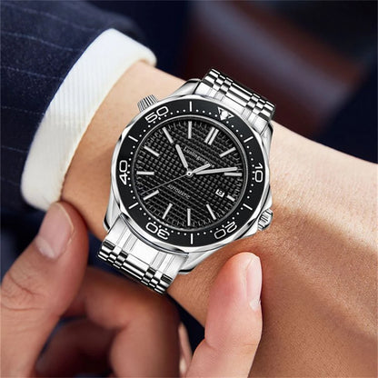 Men's Luxury Brand Business Sport Automatic Mechanical Watches 2025 Waterproof MM300 NH35 Steel Watch For Man WristWatches Clock