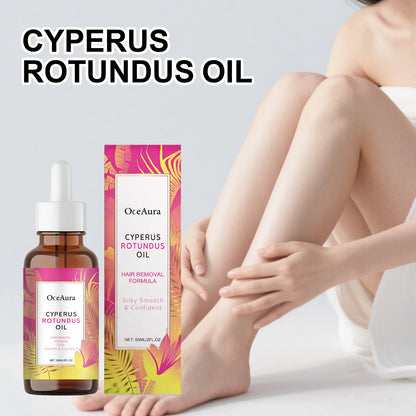 Cyperus Rotundus Oil Body Hair Remover Armpit Leg Arm Reduces Hair Growth Moisturizes Gentle Care Essential Oil for...