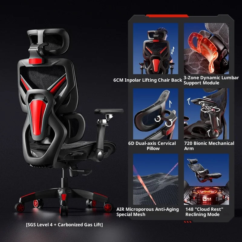 Comfortable Furniture Height Office ChairTourist Chair for Desk  With Massage Pink Adjustable Desk Gaming Pulley Playseat Kanu