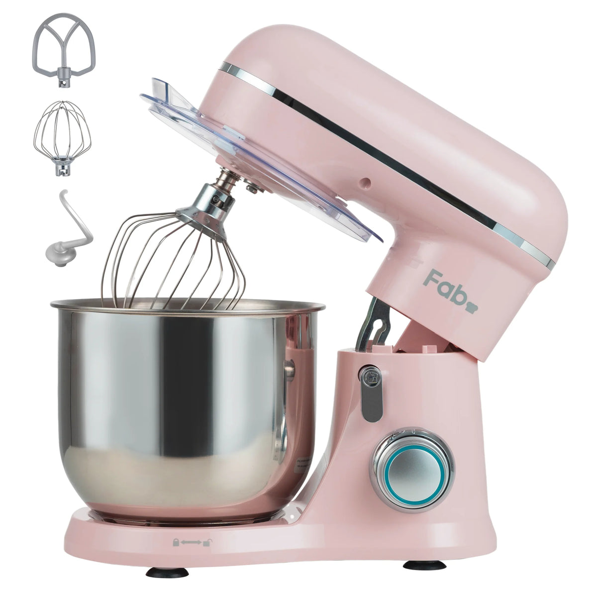 Stand Mixer 6.5QT 6-Speed 450W Tilt-Head Food Mixer Stainless Steel Electric Food Mixer Kitchen Mixer For Daily Use - Kimlud