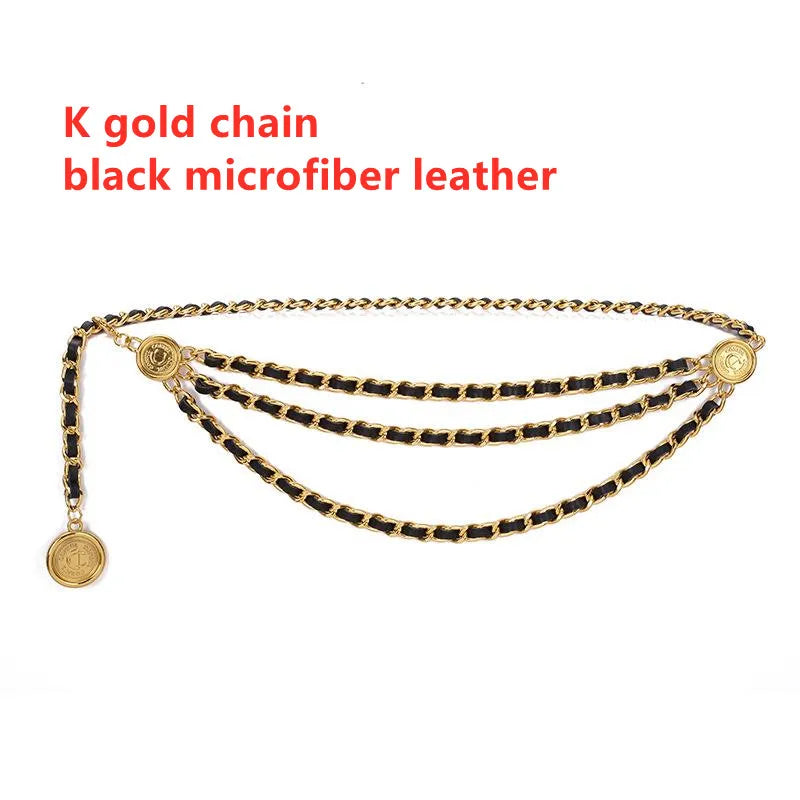 Metal Tassel Chain Waist Chain Belt For Women Temperament Retro Pendant Decoration Simple Durable Thin Belt | Kimlud Mid...