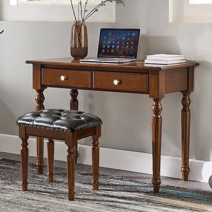 American desk solid wood study furniture simple bedroom writing desk computer table small apartment - Kimlud