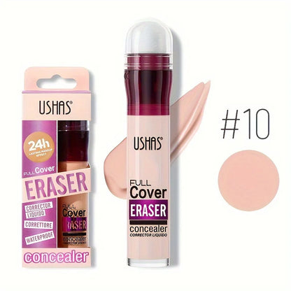New Sponge Head Concealer for Dark Circles Freckles Acne Pigmentation and Blemishes Long Lasting Moisturizing Liquid Foundation - Kimlud