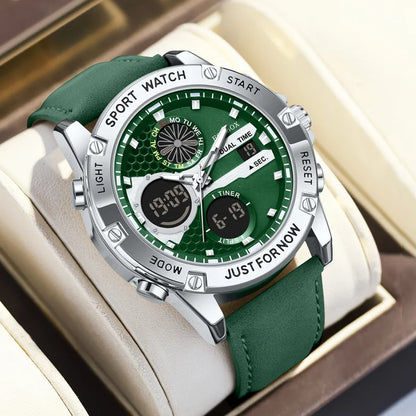 FOXBOX Fashion Military Watches for Men Luxury Original Sports Chronograph Watch Waterproof Quartz Clock Digital WristWatch - Kimlud