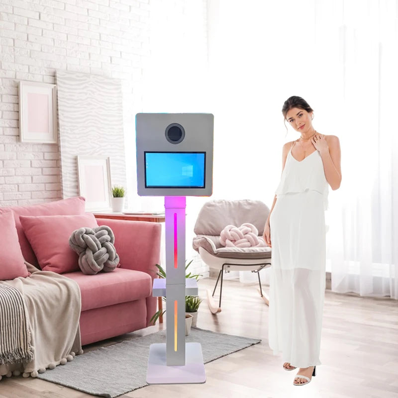 High Quality Portable Standzone 15.6 Inch Touch Screen DSLR Photo Booth Machine Selfie Photo Booth for Wedding Party...