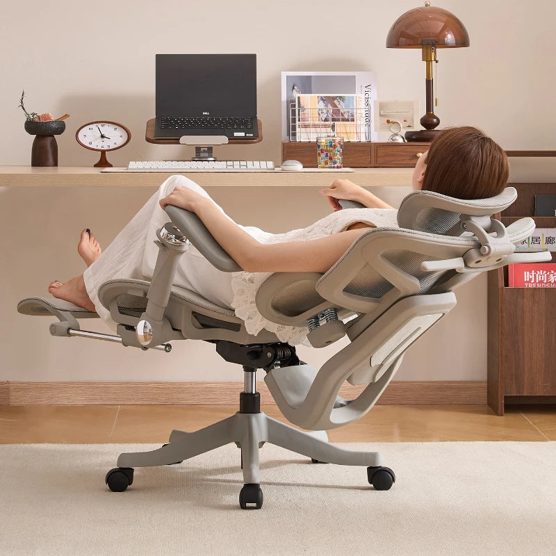 Esports Ergonomic Lift Chair Bedroom 6D Armrest Lumbar Support Computer Chair Household Comfortable Office Backrest Chair - Kimlud