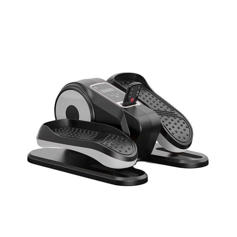 Fanpo Mini Electric Home Gym Stepper Pedal Exerciser Elliptical Trainer Portable Mini Elliptical Trainer Pedal Exerciser Stepper