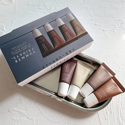 Summer Fridays Lip Balm Moisturizing Mirror Lip Gloss Lip Vanilla Pink Sugar Coffee Cake Smell Lipstick Transparent Oil Makeup