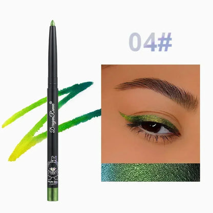 Glitter Aurora Eyeliner Pen Multi Chrome Eye Liner Lasting Shiny Metallic Eyeshadow Lying Silkworm Green Purple Makeup...