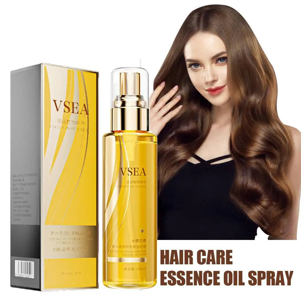 100ml Hair Care Essential Oil Spray For Women Repair Dry Anti-frizz Smooth And Long-lasting Hair Care For Fragrant...