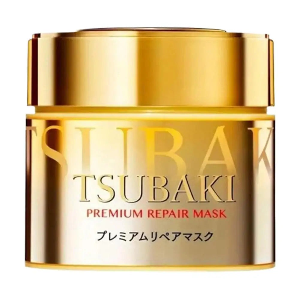 TSUBAKI Premium Repair Mask Deeply Repair Damaged Hair Smoothing And Nourishing Reduce Split And Dry Ends Salon-Grade Care 180g