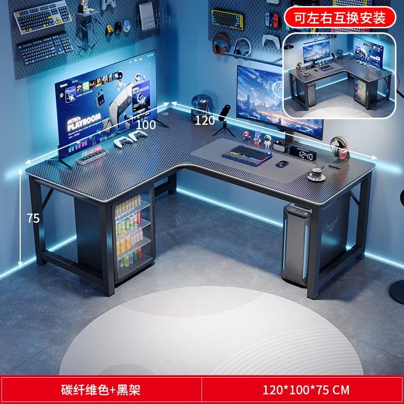 Study Storage Computer Desks Gaming Reading Pc Ergonomic Table Keyboard Notebook Accessories Mesas De Computador Home Furniture - Kimlud